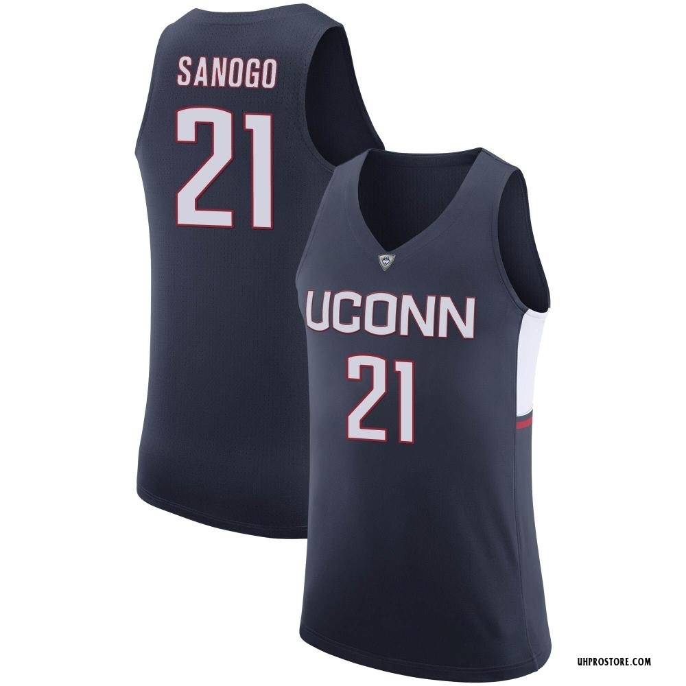 Men's Adama Sanogo UConn Huskies Replica Basketball Jersey - Navy