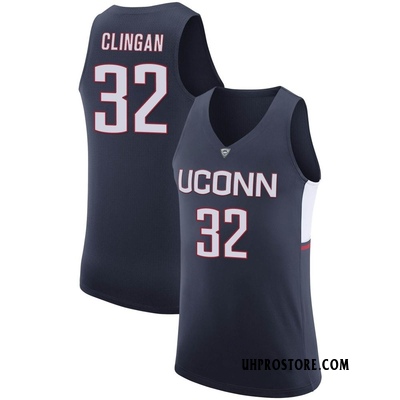 Men's Donovan Clingan UConn Huskies Replica Basketball Jersey - Navy