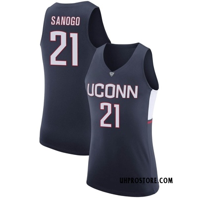 Women's Adama Sanogo UConn Huskies Replica Basketball Jersey - Navy