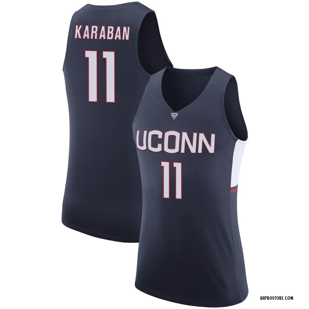 Women's Alex Karaban UConn Huskies Replica Basketball Jersey - Navy
