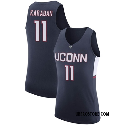 Women's Alex Karaban UConn Huskies Replica Basketball Jersey - Navy