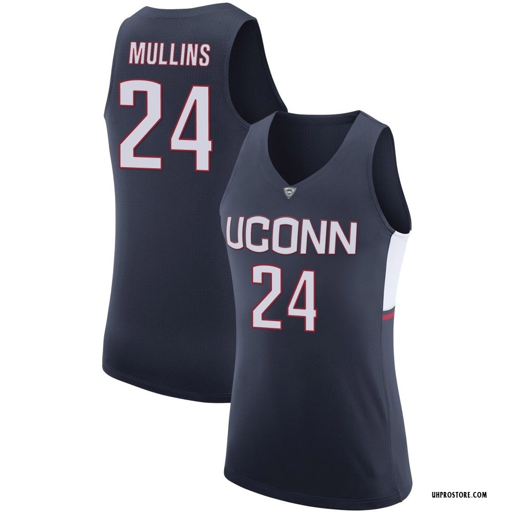 Women's Braylon Mullins UConn Huskies Replica Basketball Jersey - Navy