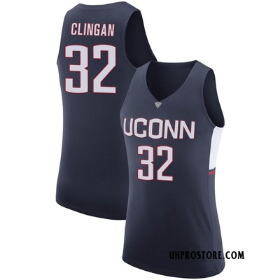 Women's Donovan Clingan UConn Huskies Replica Basketball Jersey - Navy