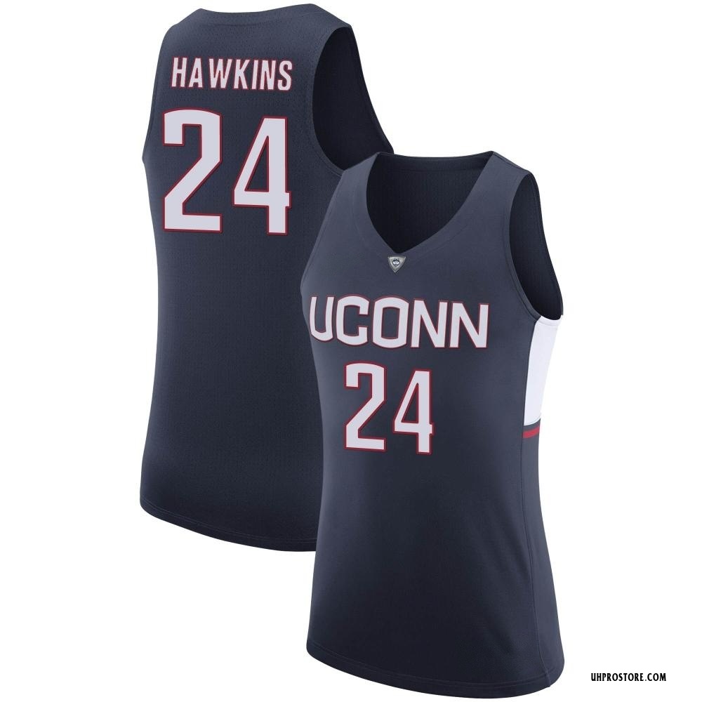 Women's Jordan Hawkins UConn Huskies Replica Basketball Jersey - Navy