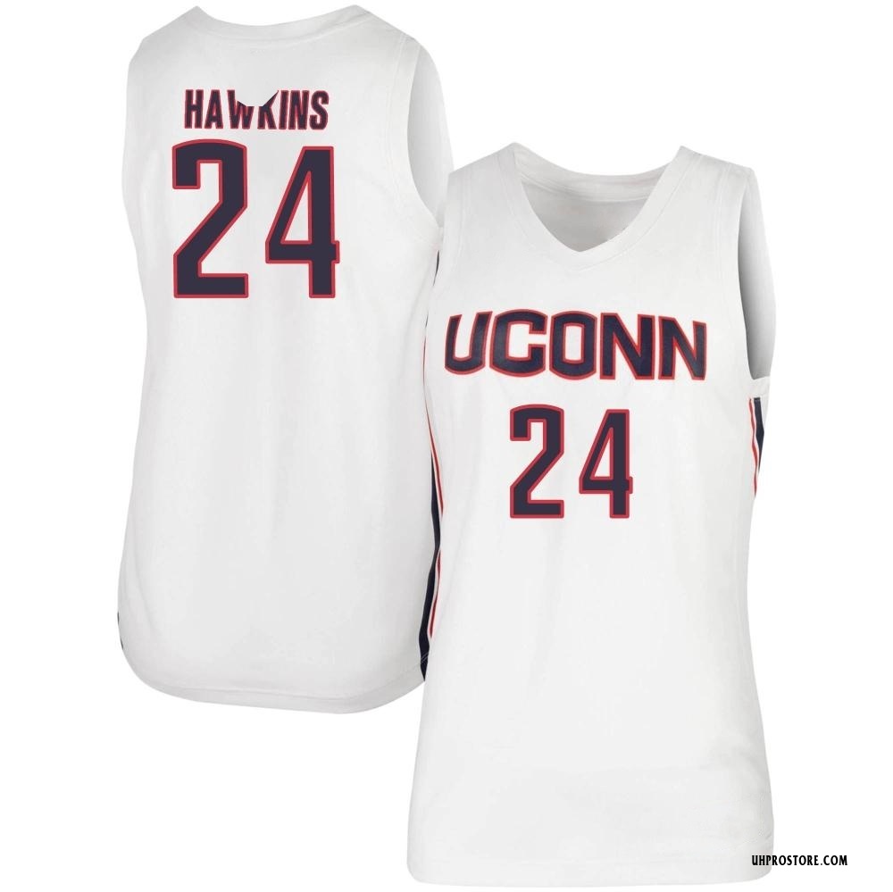Women's Jordan Hawkins UConn Huskies Replica Basketball Jersey - White