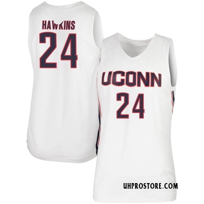 Women's Jordan Hawkins UConn Huskies Replica Basketball Jersey - White