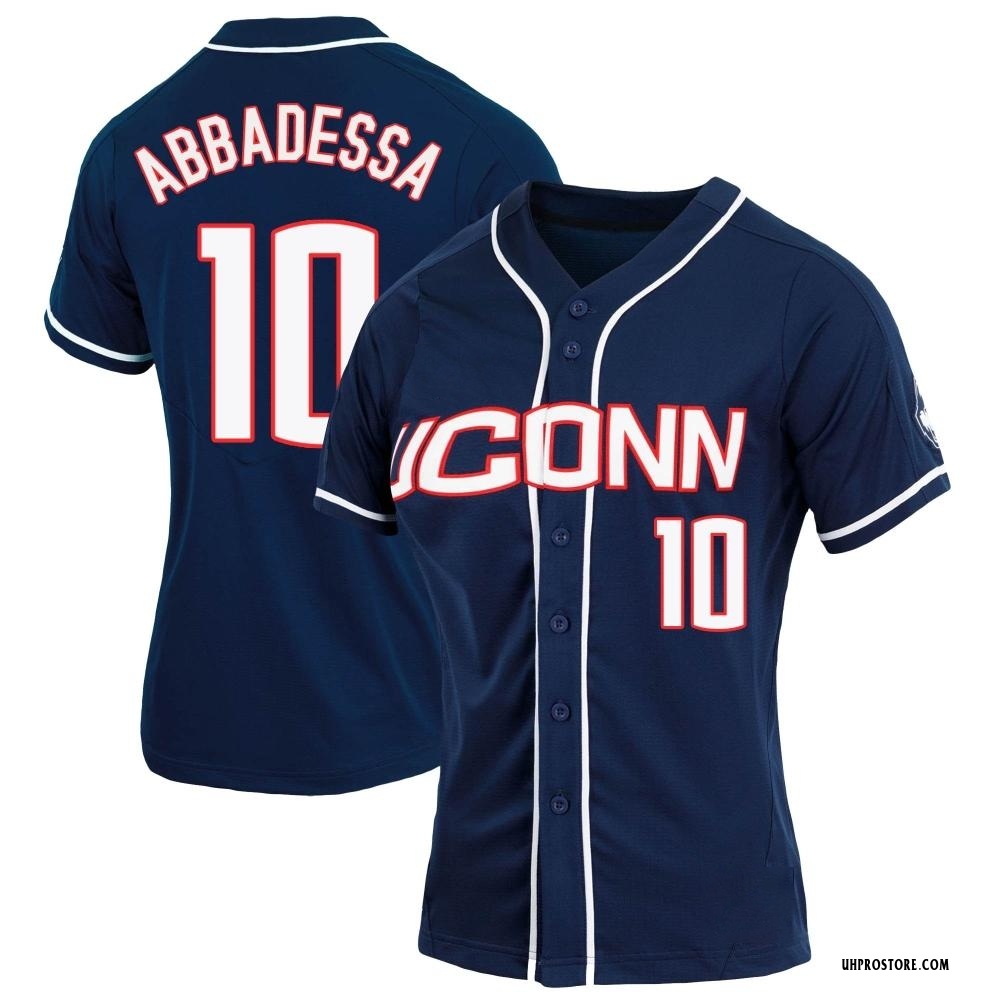 Women's Jude Abbadessa UConn Huskies Replica Full-Button Baseball Jersey - Navy
